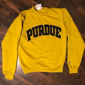 Purdue Crew Sweatshirt Golden Mustard